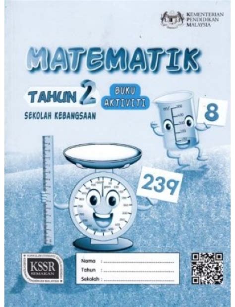 Buku Aktiviti Matematik Tahun 2 .